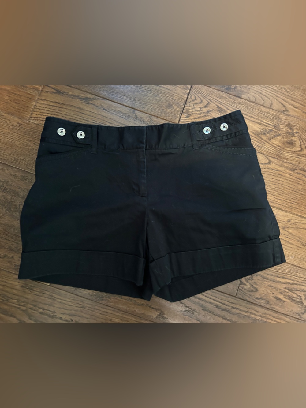 White House Black Market Black Tailored Shorts